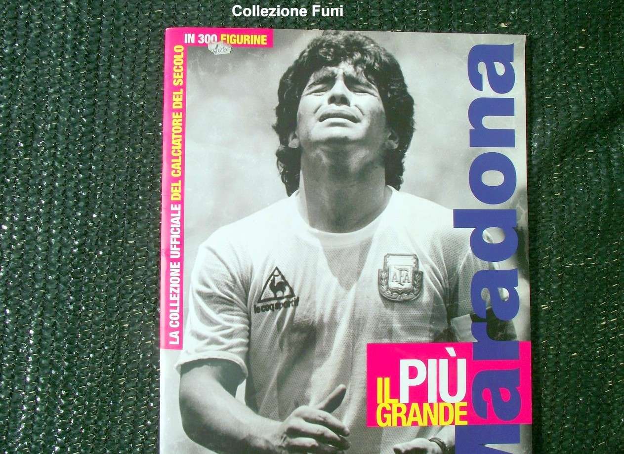 Album calcio Maradona Il piu' Grande 2007 incompl.